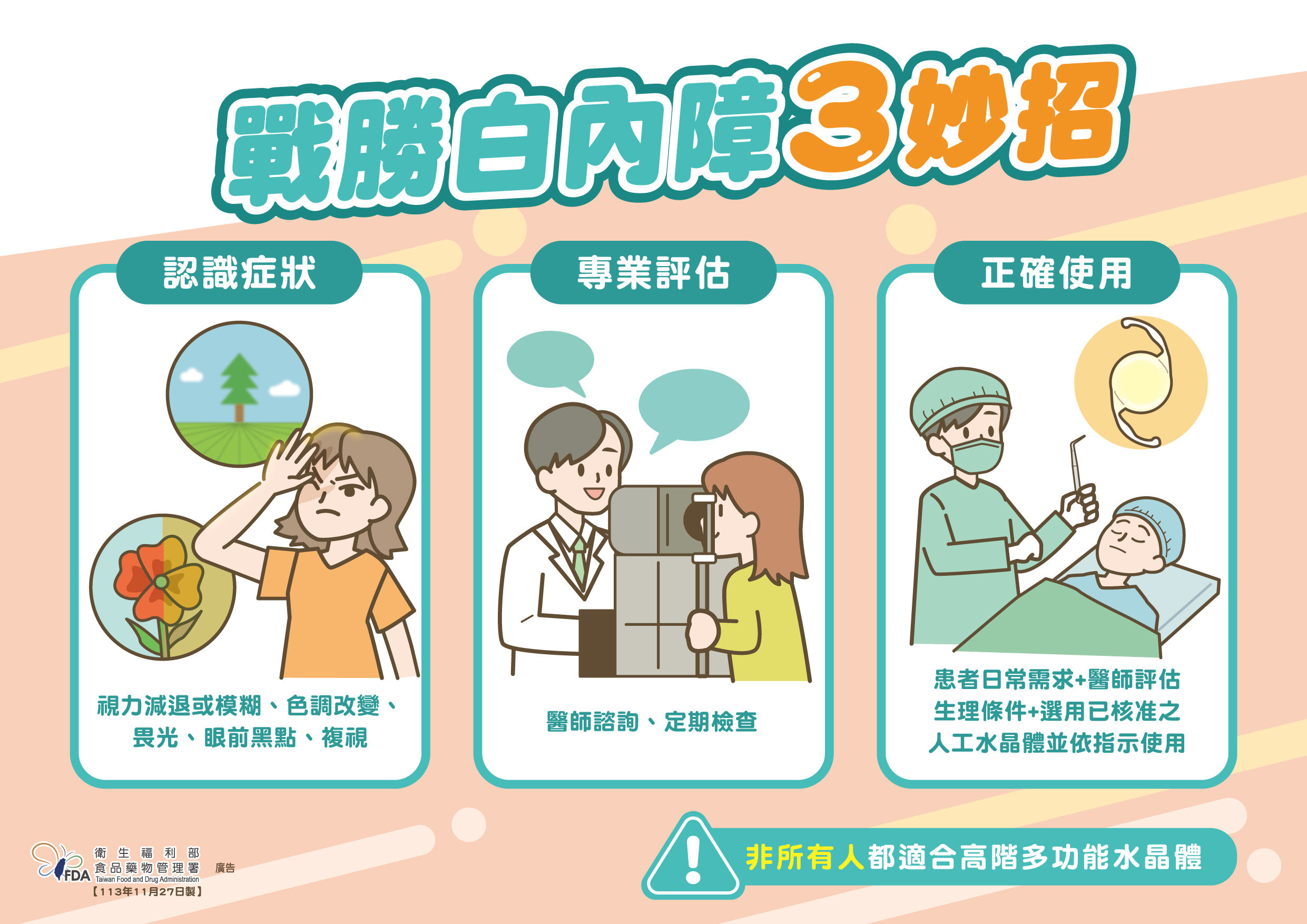 人工水晶體材質功能大不同，到底怎麼選？